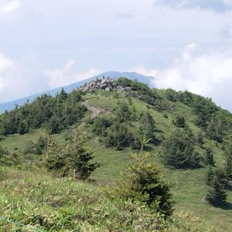 湯ノ丸山北峰にみんないる！！
