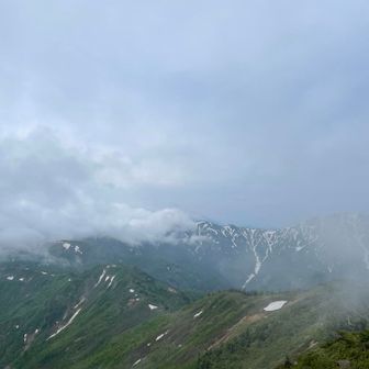 群馬県側から雲がかかってきた☁️
