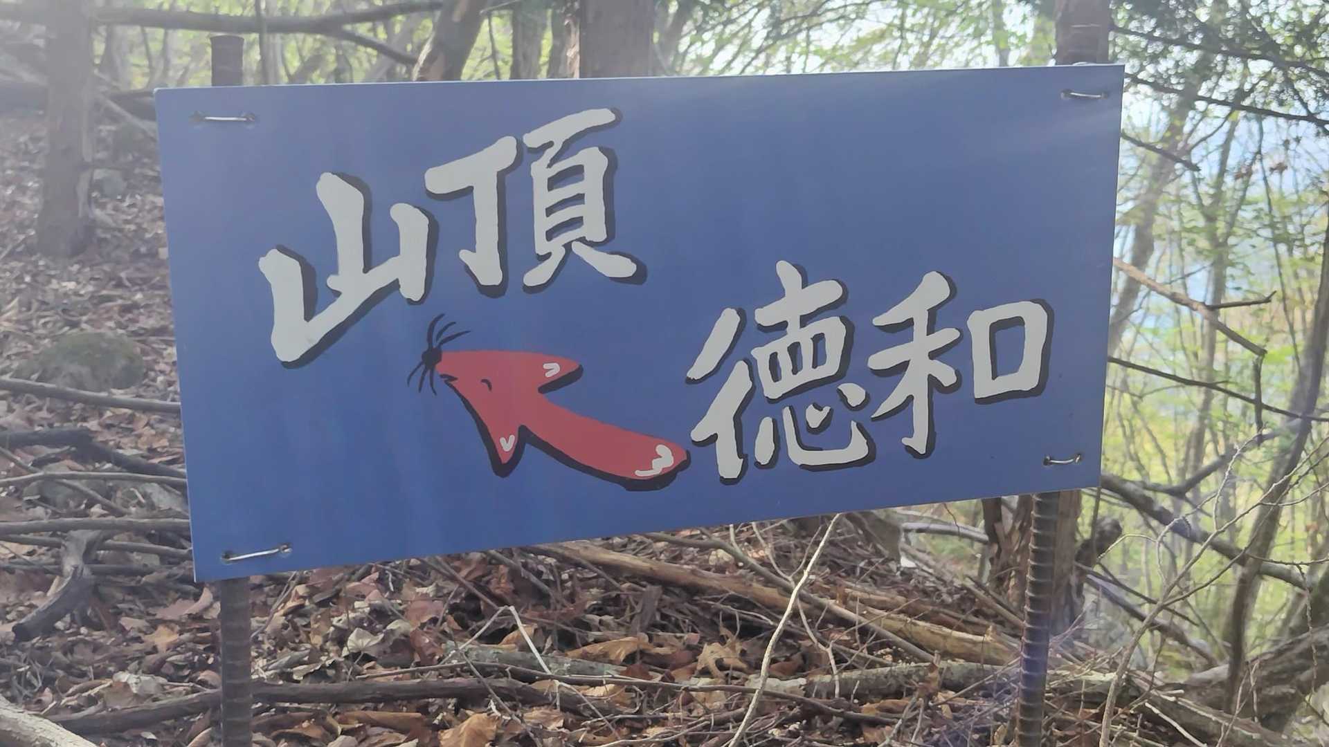 おしゃれな案内板を
よく見ると矢印がキツネくん🦊