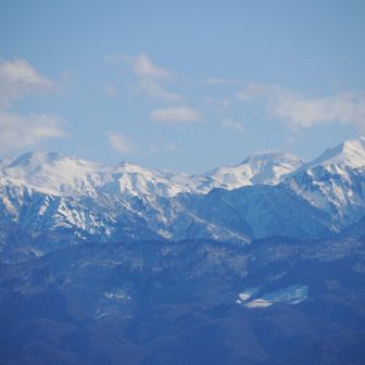 右が白馬鑓ヶ岳、左は今年行った白馬岳😍