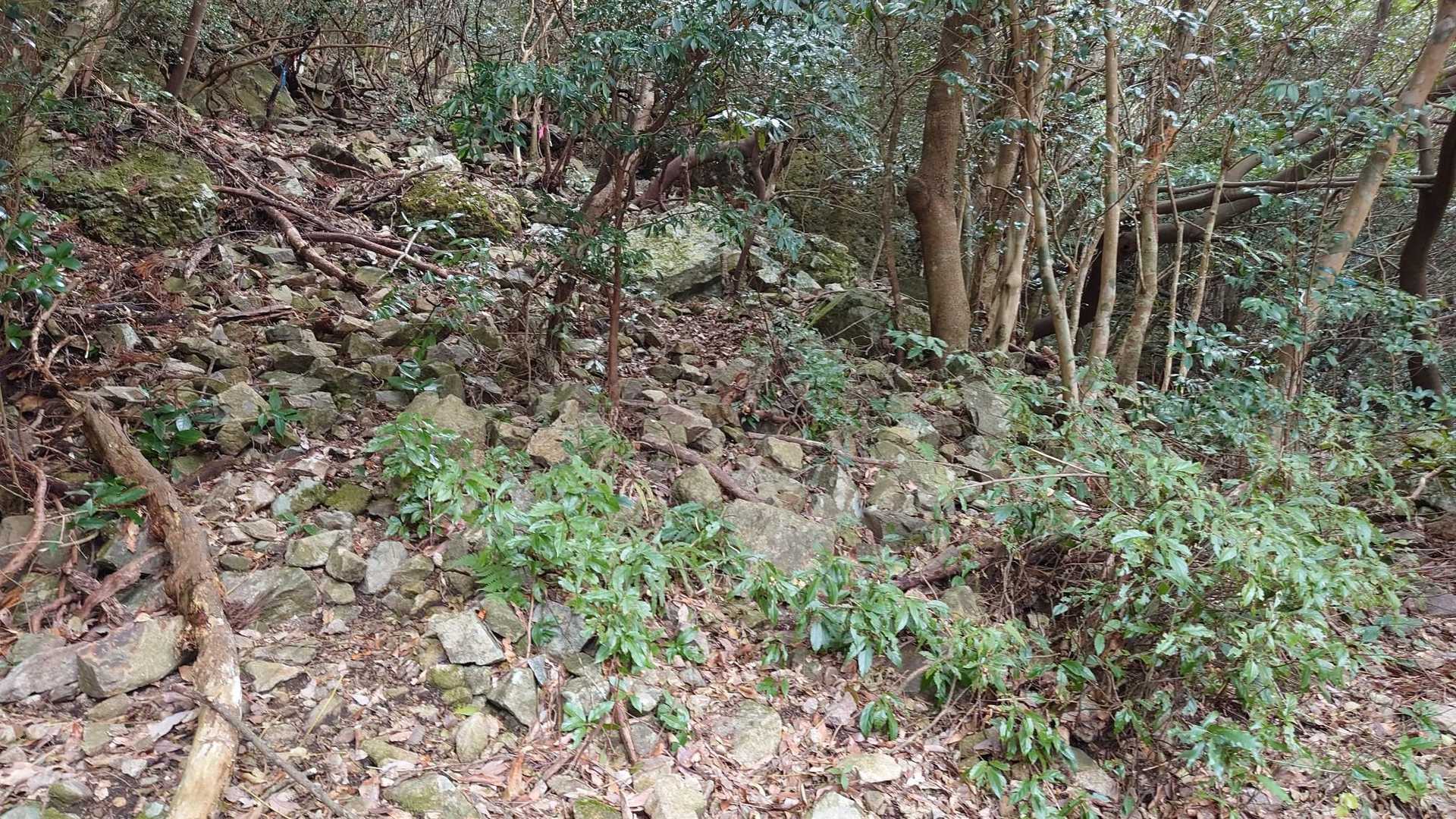 いきなりのガレ場？😖