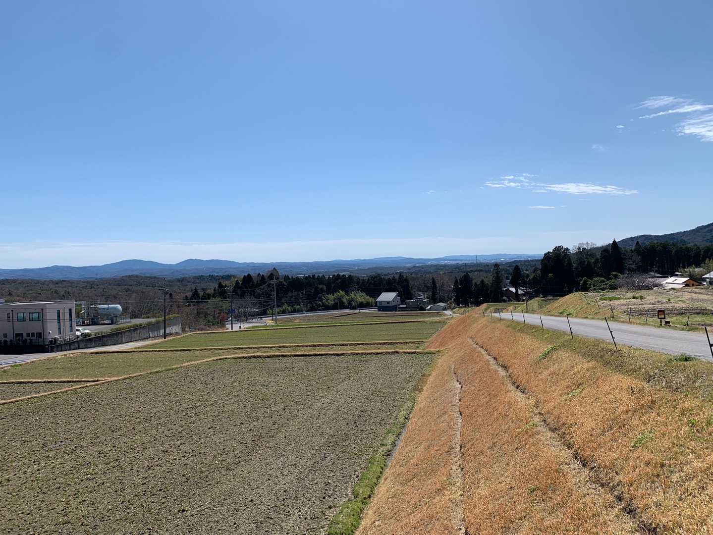 お山を降りてもいい景色✨