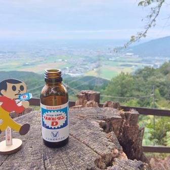 とび太くん、遅いよ
飲んじゃったぁ😁
リポDのシール握って悔しそう😆
　さぁ出発するよ