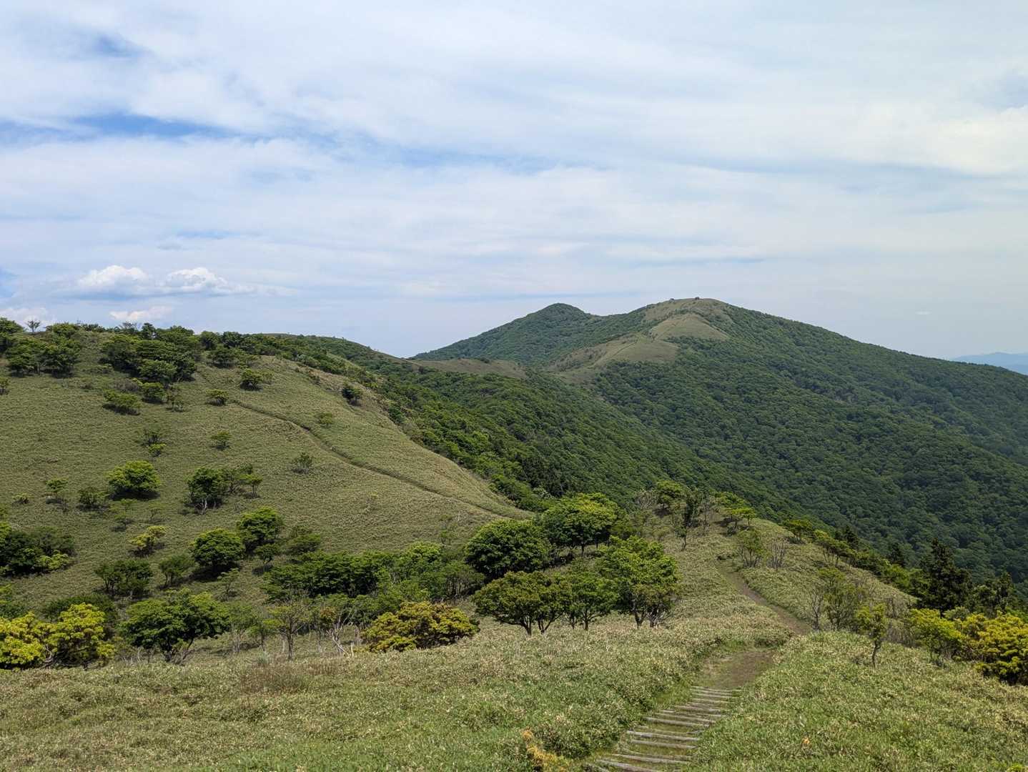 那岐山方面へ
