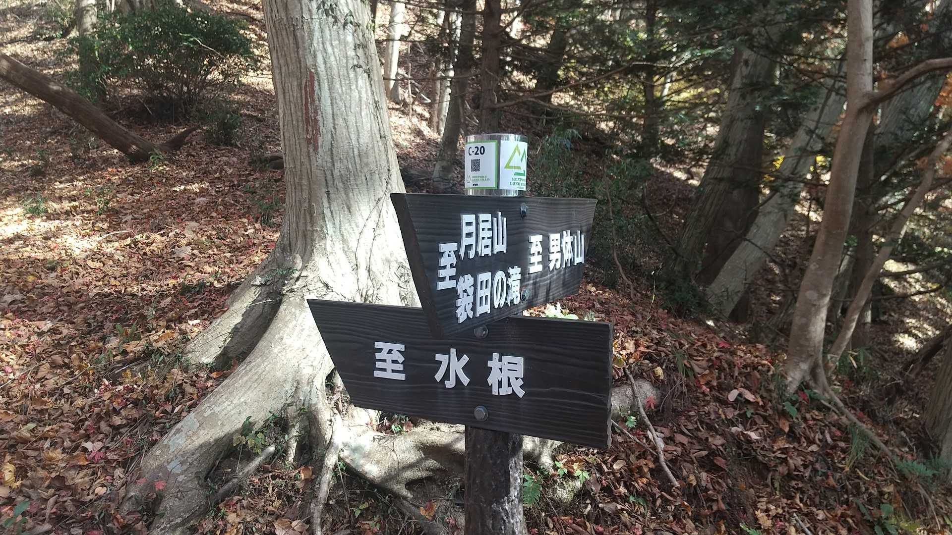 ここから水根に下ります👍️