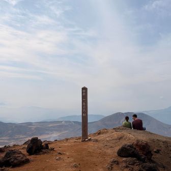 中岳を経由して