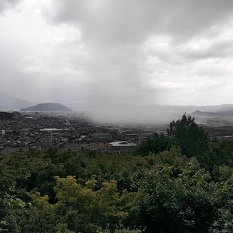 武生のほうは雨が降ってますね