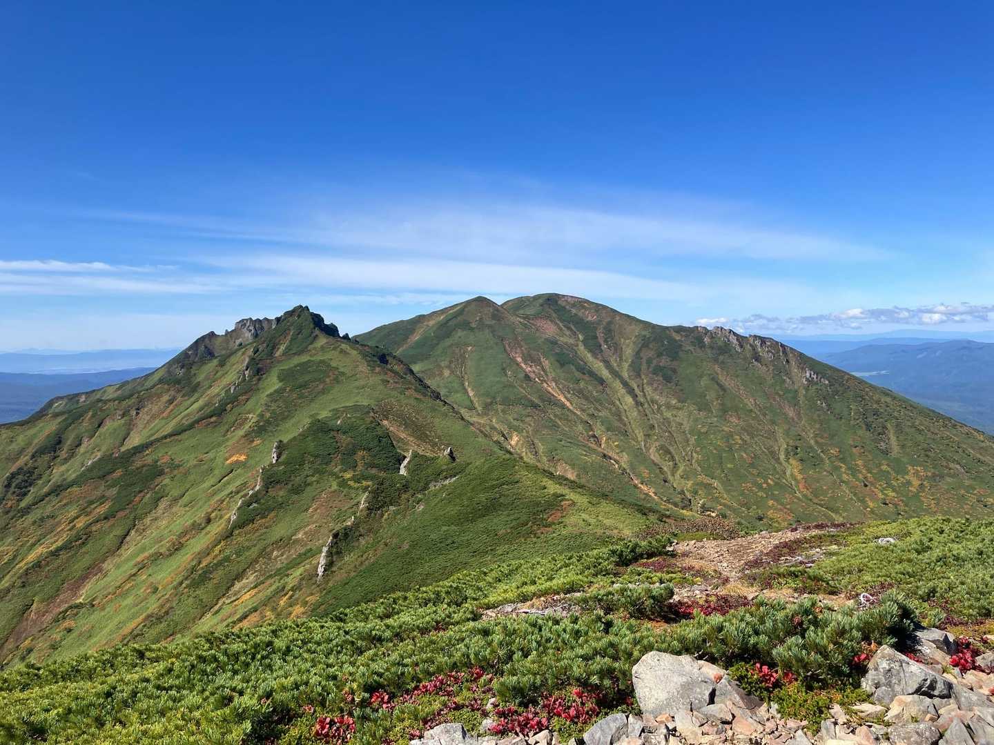 平山登山口-平山-比麻奈山-比麻良山 往復コースの写真