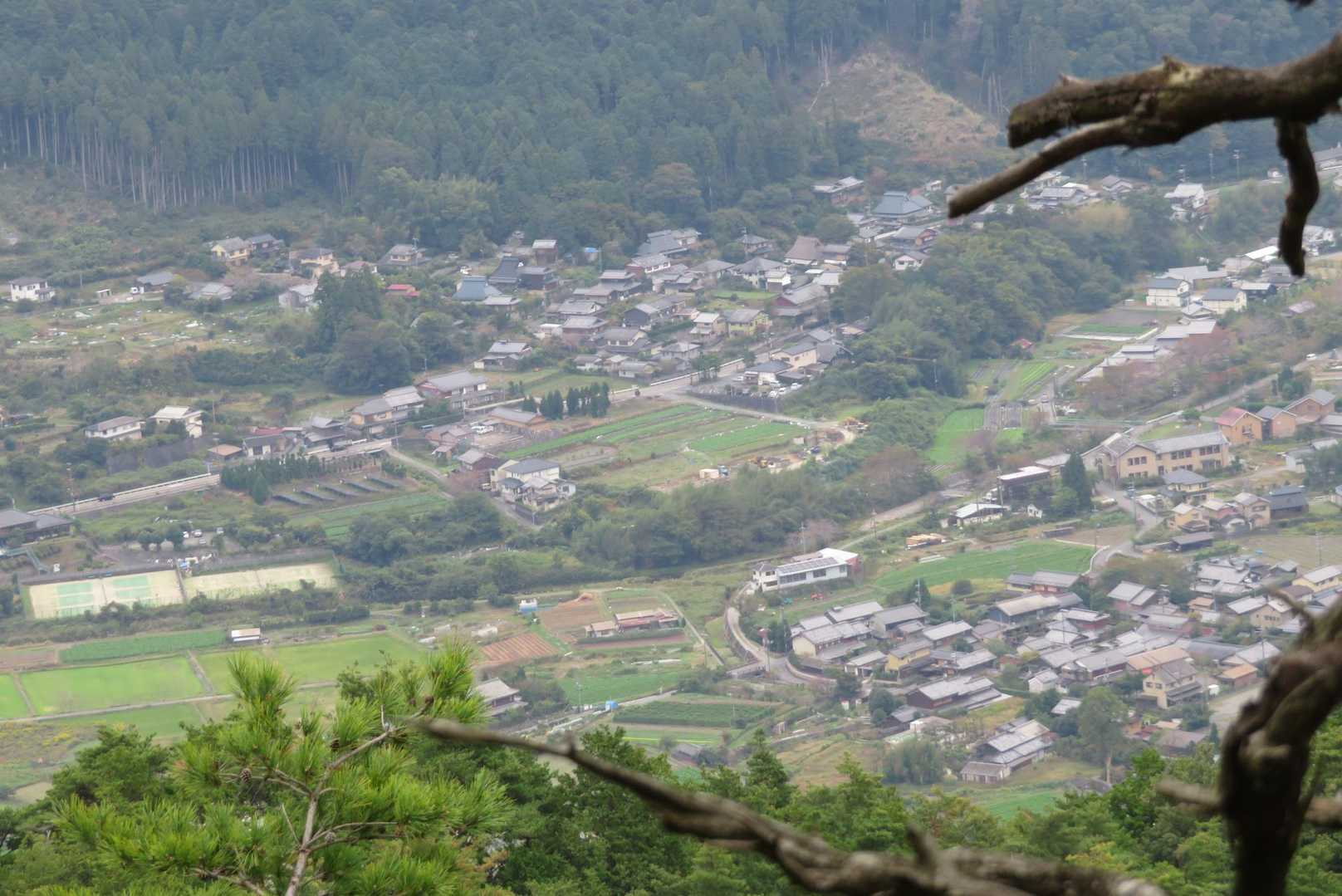 大原の里
スタートのバス停辺りが見える