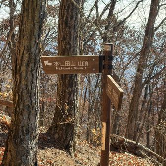 あと少しで本仁田山山頂！