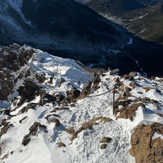 地蔵尾根
結構高度感ある