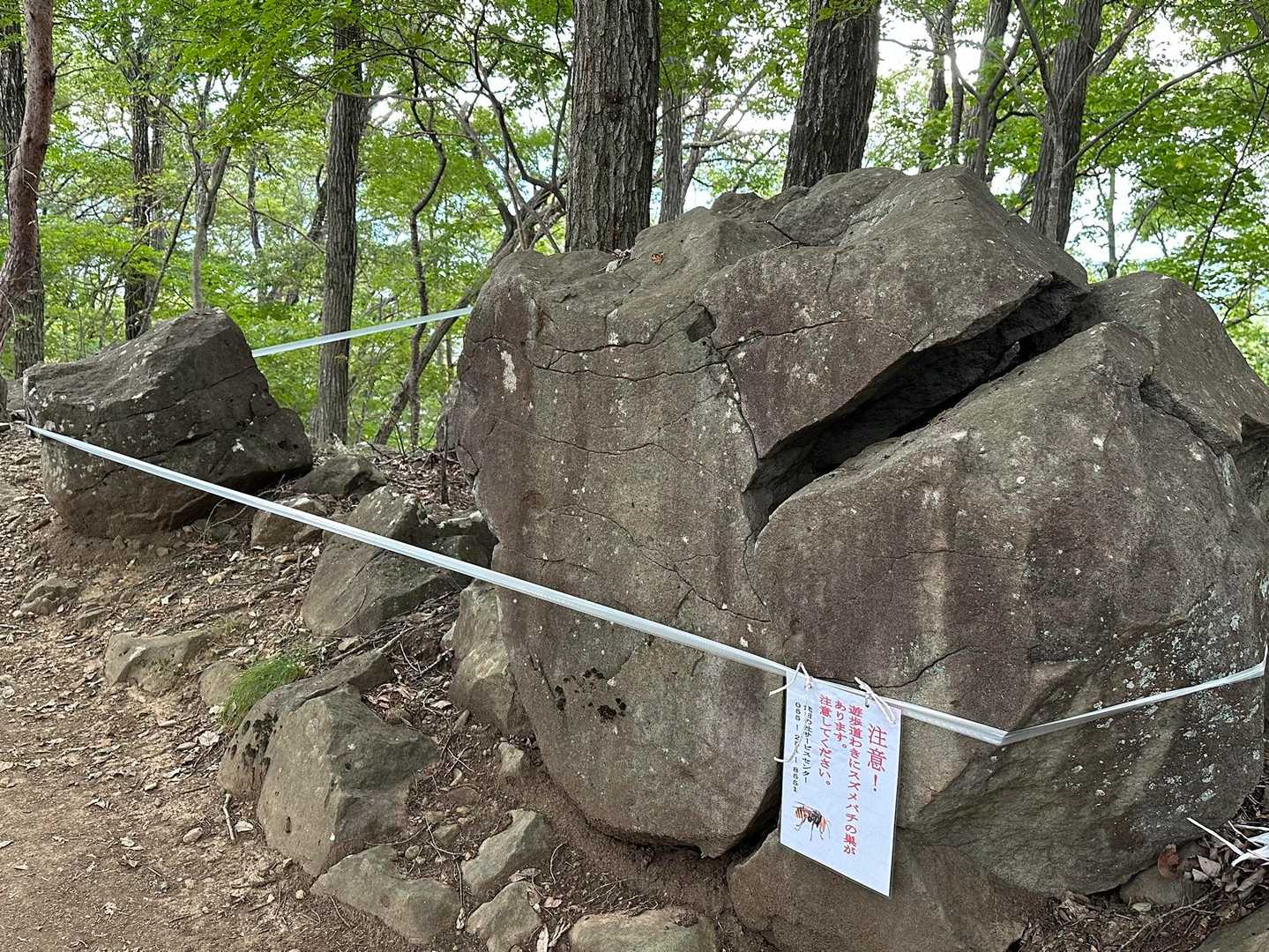 八王子山往復 | 街から歩ける白い巨岩の特等席、甲府盆地と富士山を見下ろす開放感の写真