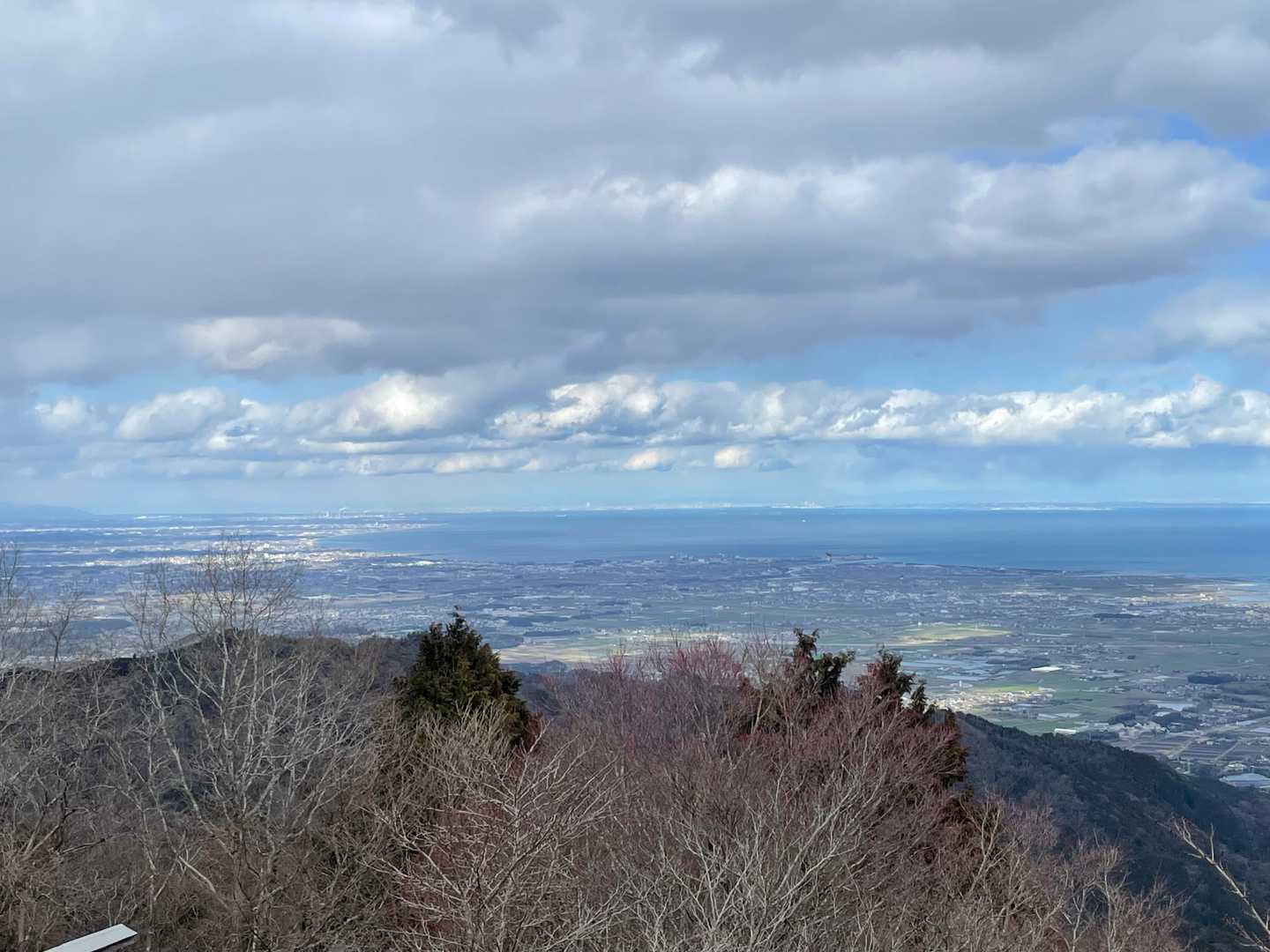 山頂からの景色