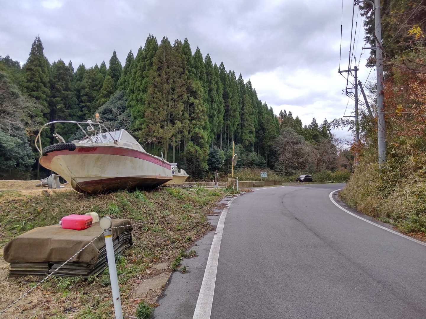 駐車場が見えた😊