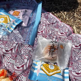 一休み
週末山歩さんから面白いお饅頭🤣