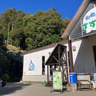ゴンドラ乗り場。往復2400円（web価格）