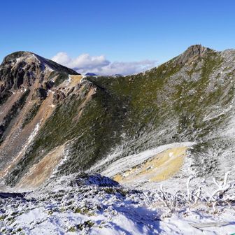 雪の無い天狗岳