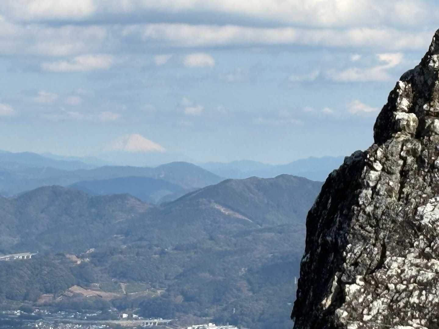 富士山と富士見岩