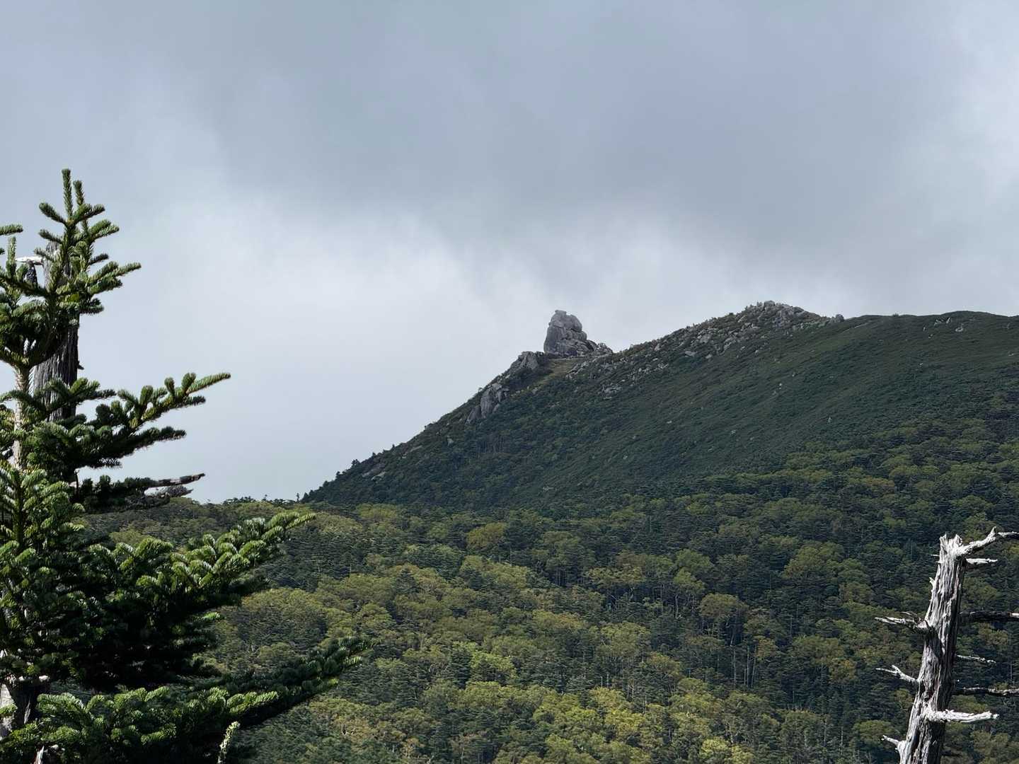 金峰山が遠のく