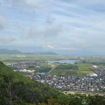 南方面に、能登川水車のある伊庭内湖