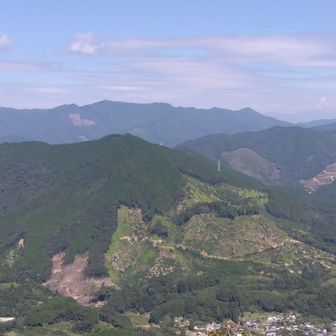 第三展望所から大崩山方面