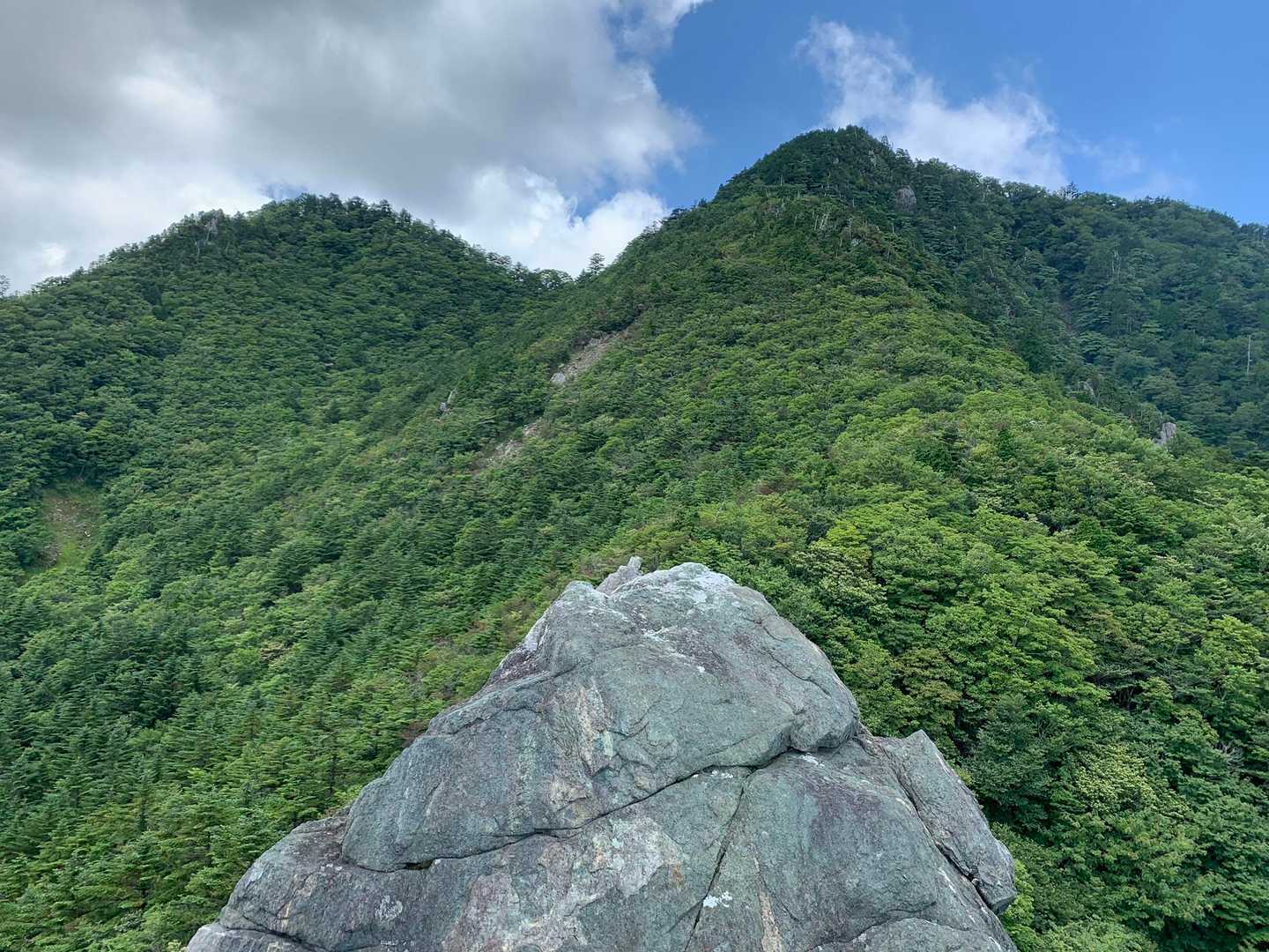 鯛の頭から見る二ツ岳