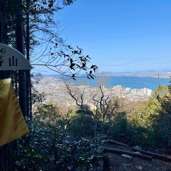 大文字山・如意ヶ嶽・稲荷山 長等山山頂。びわ湖ビューが美しい！