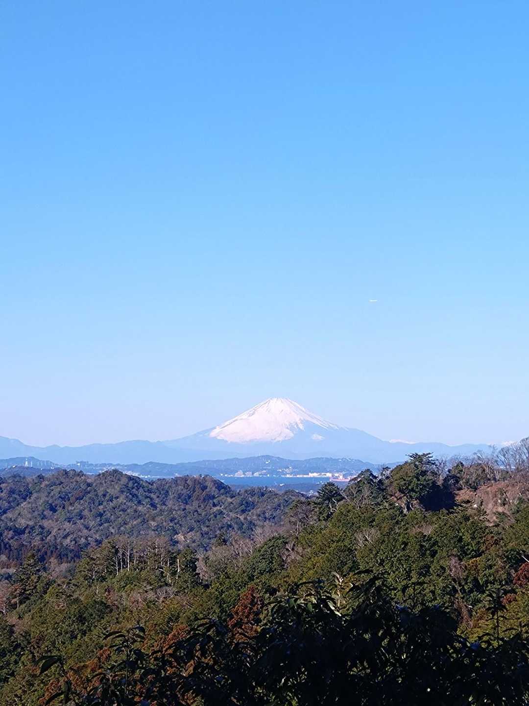 今日の富士山の展望、素晴らしい！