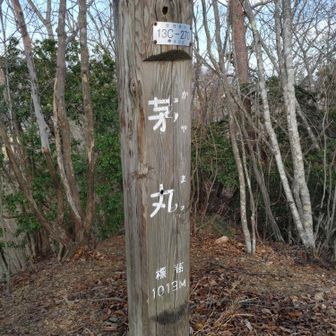 茅丸　富士山見えず😞