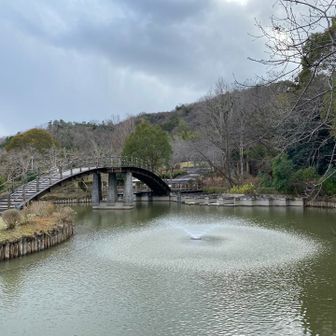 ふるさと公園に下山