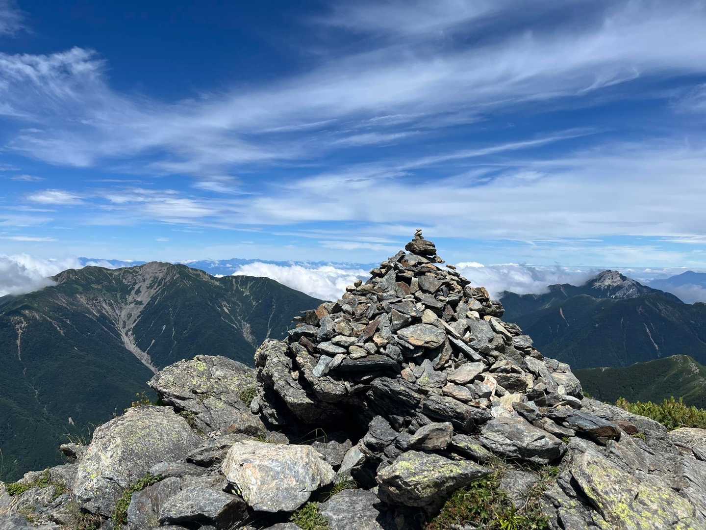 広河原登山口-北岳 往復コースの写真