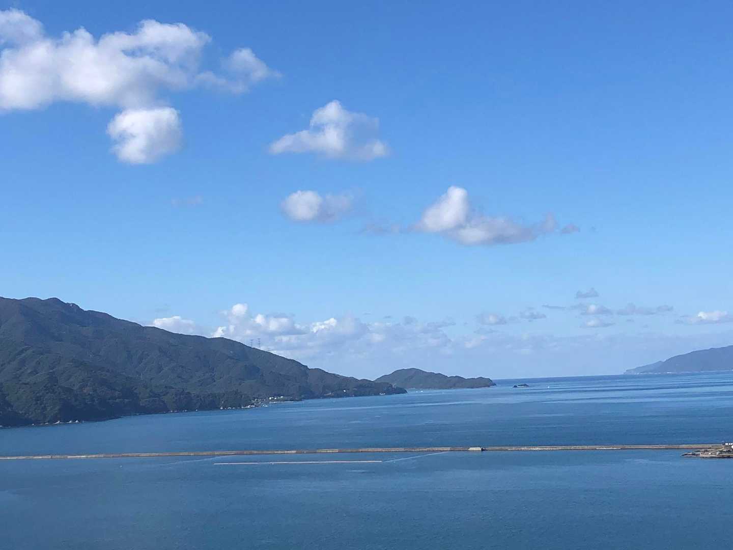 月見御殿からの敦賀湾
