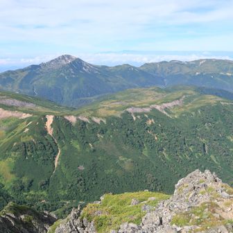 雲ノ平と黒部五郎岳