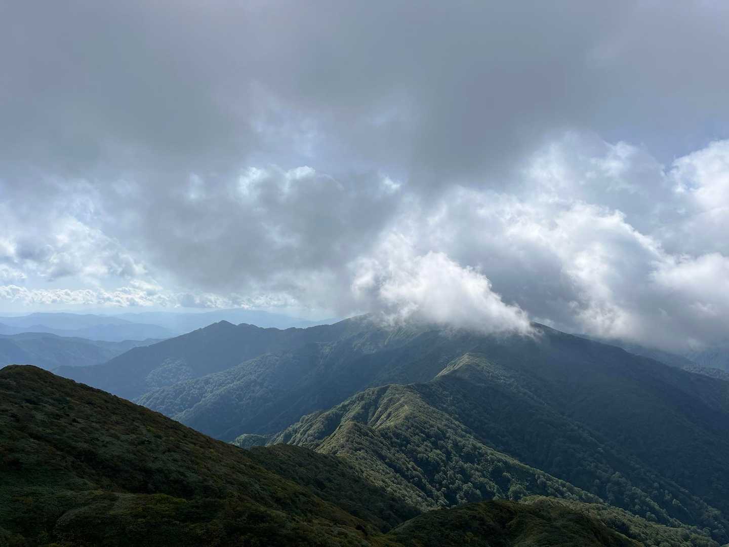 天狗森は雲の中