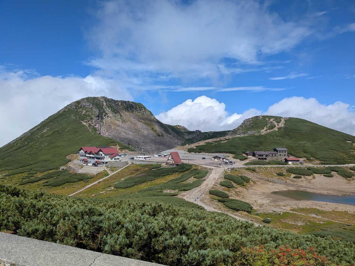 乗鞍山頂バス停-富士見岳口 往復コースの写真