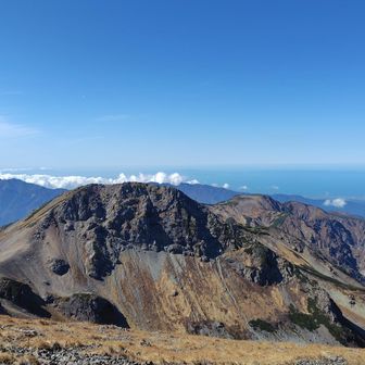 さっき登った旭岳。