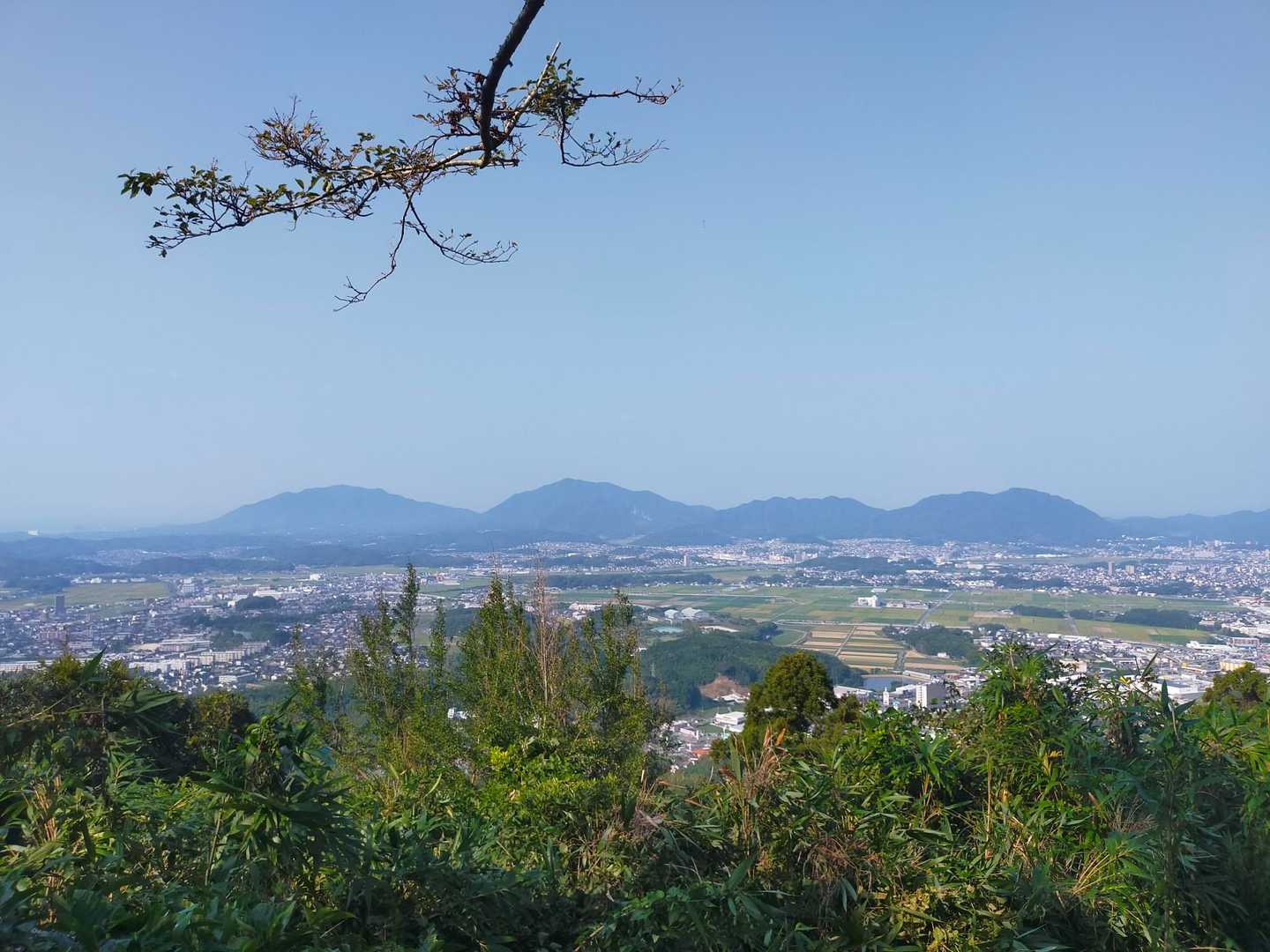 許斐山 往復コースの写真