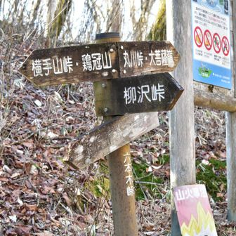 六本木峠
丸川峠経由で大菩薩嶺に行けます