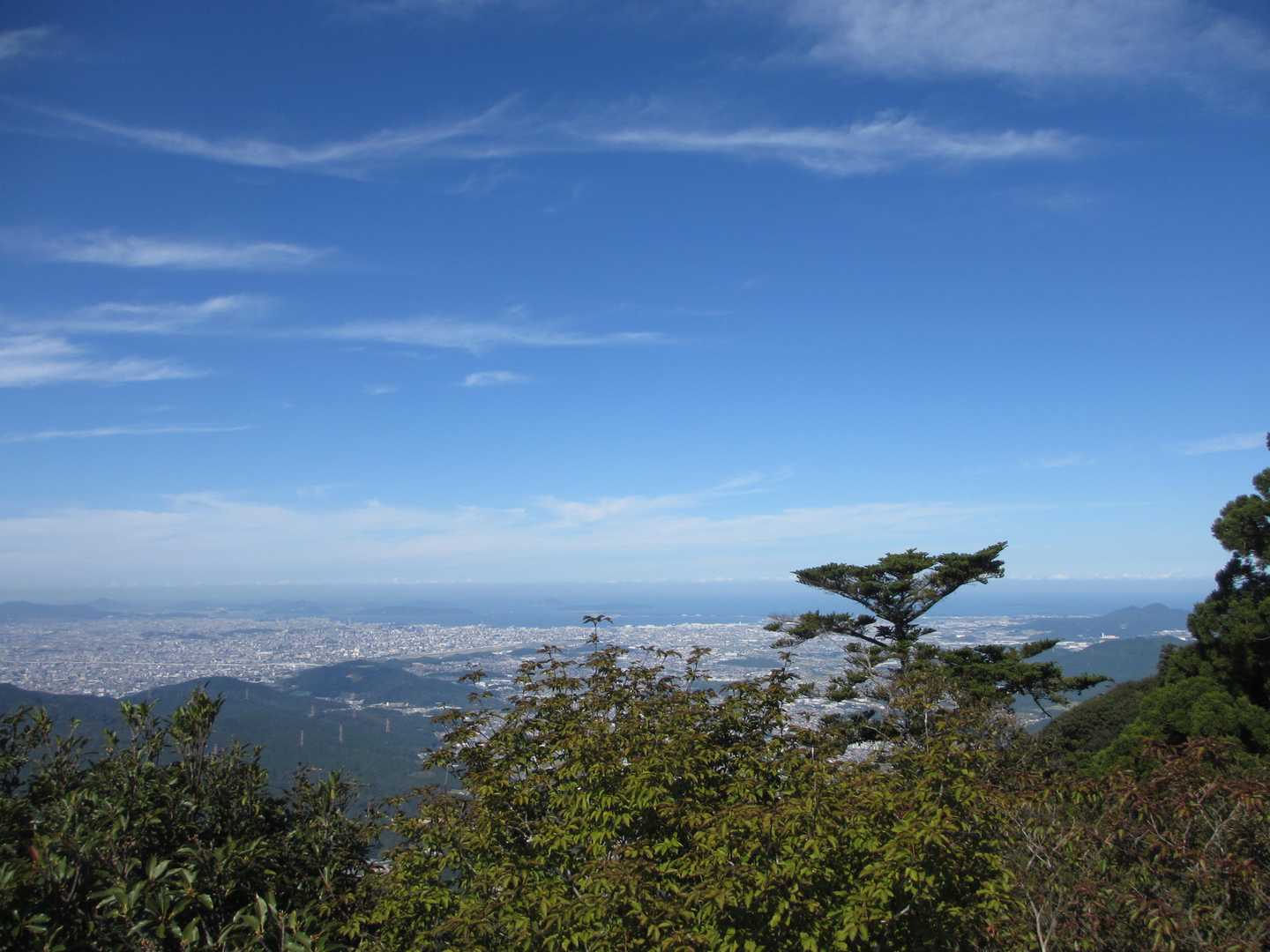 竈門岩からの眺望
