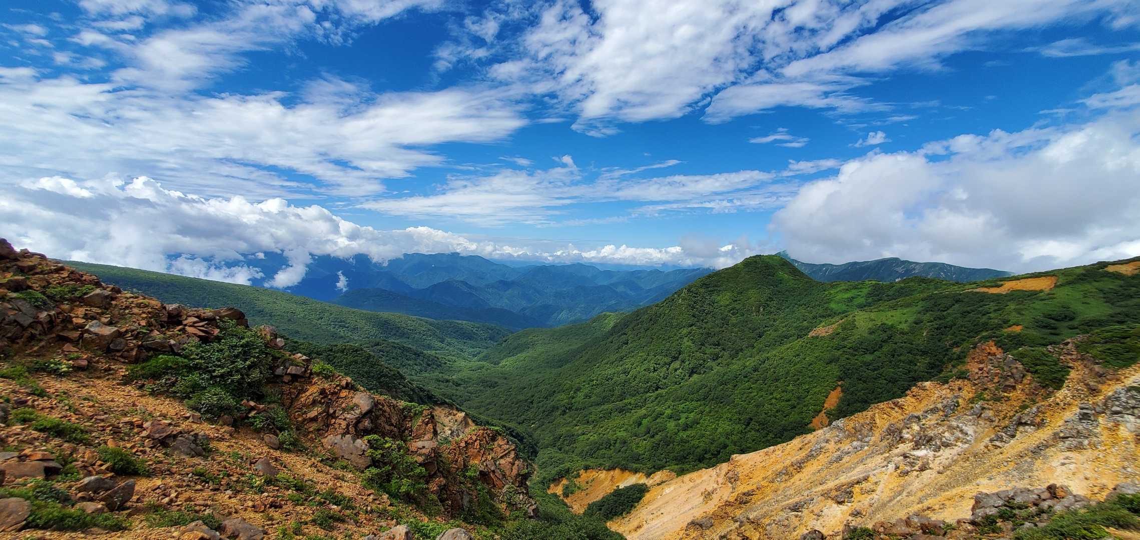 峠の茶屋登山口-朝日の肩-朝日岳-茶臼岳 周回コースの写真