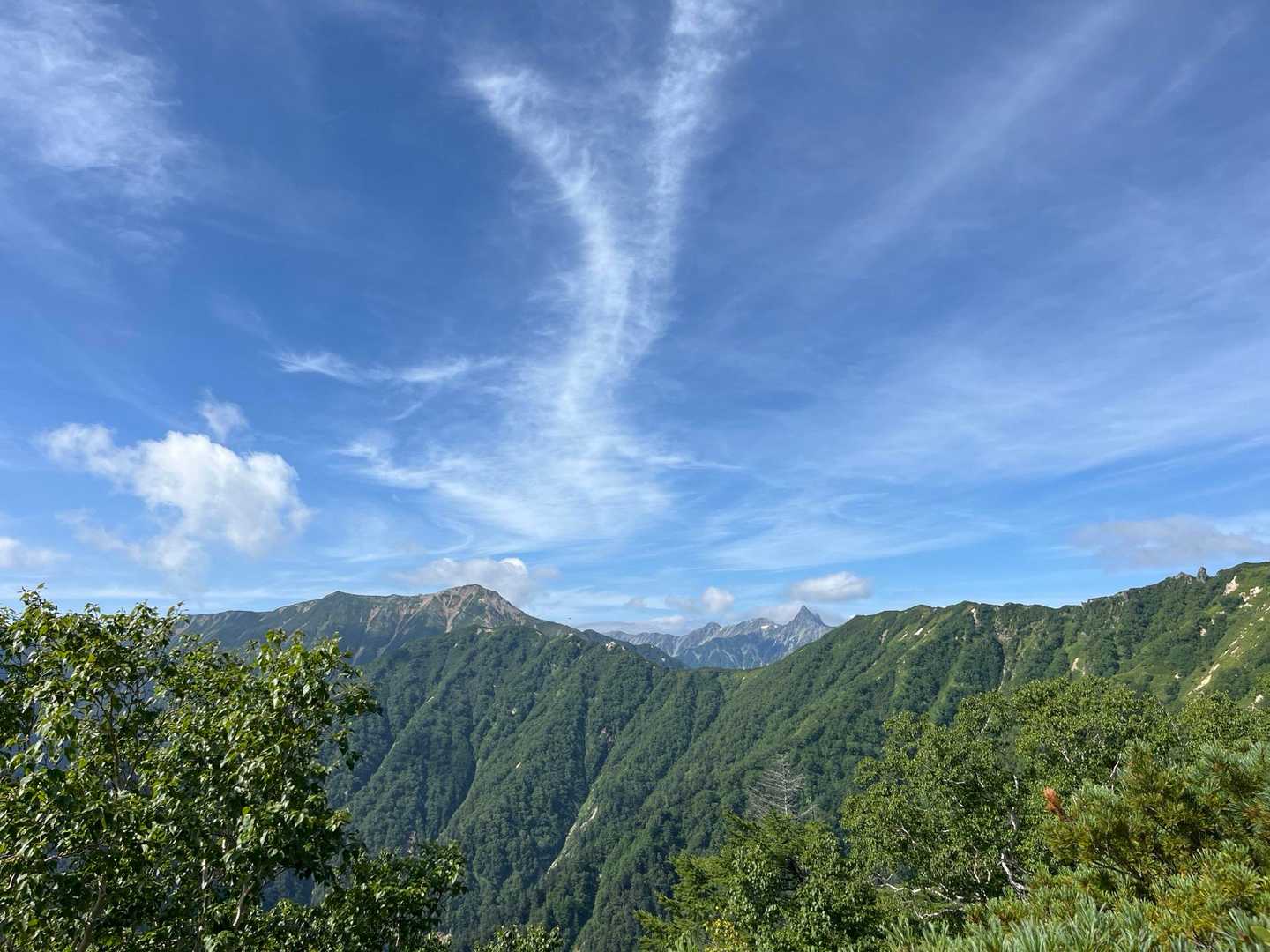 燕岳登山口-合戦沢の頭-燕岳-観音峠 縦走コースの写真