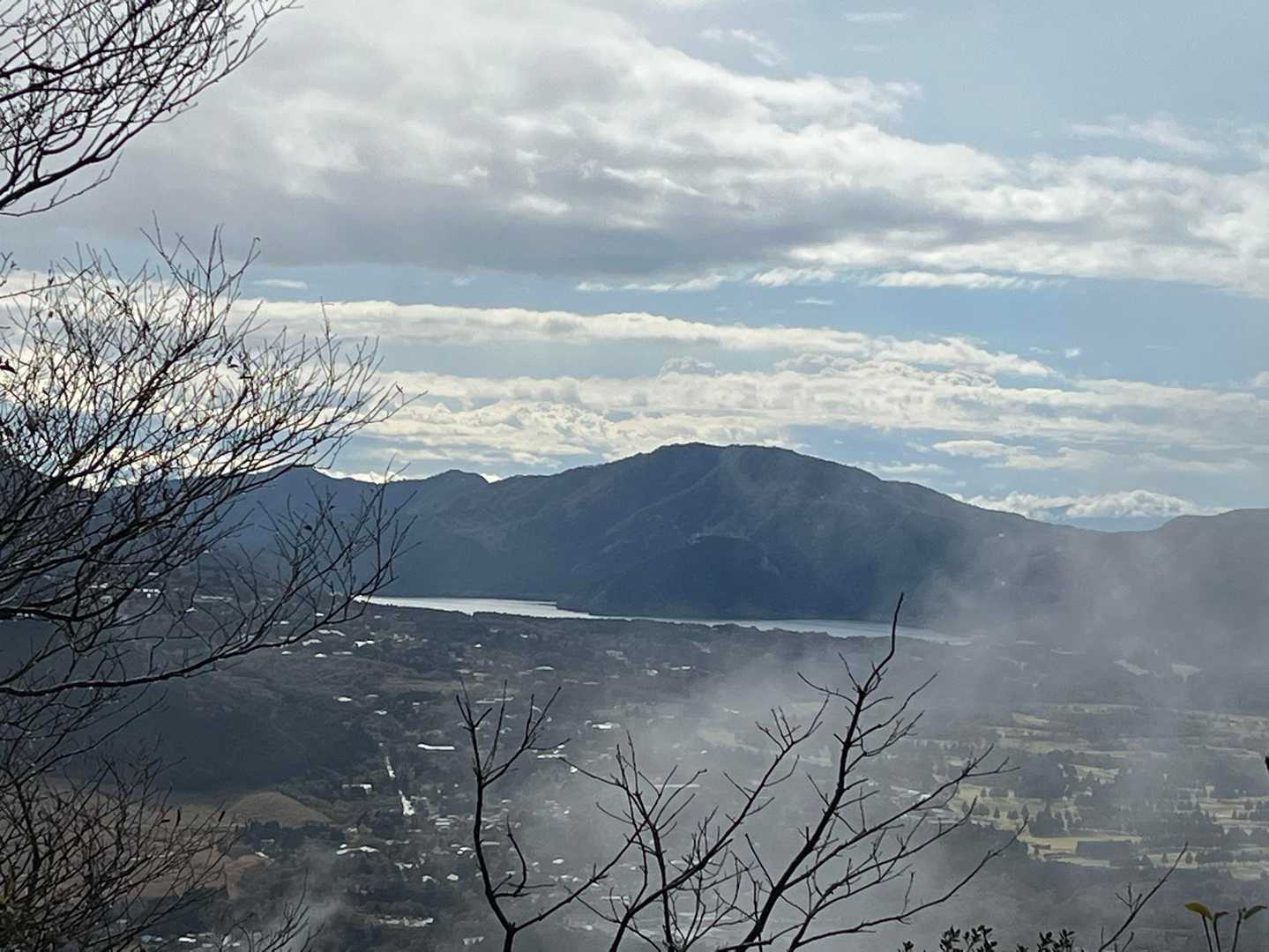 小雨になって景色が見えてきた😁