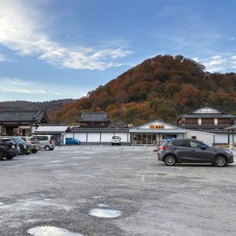 霊場恐山の駐車場に戻って来ました。