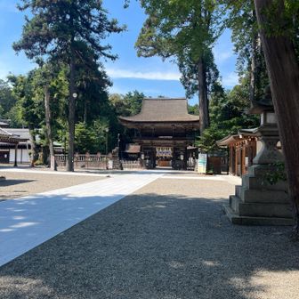 御上神社に戻って来たよ