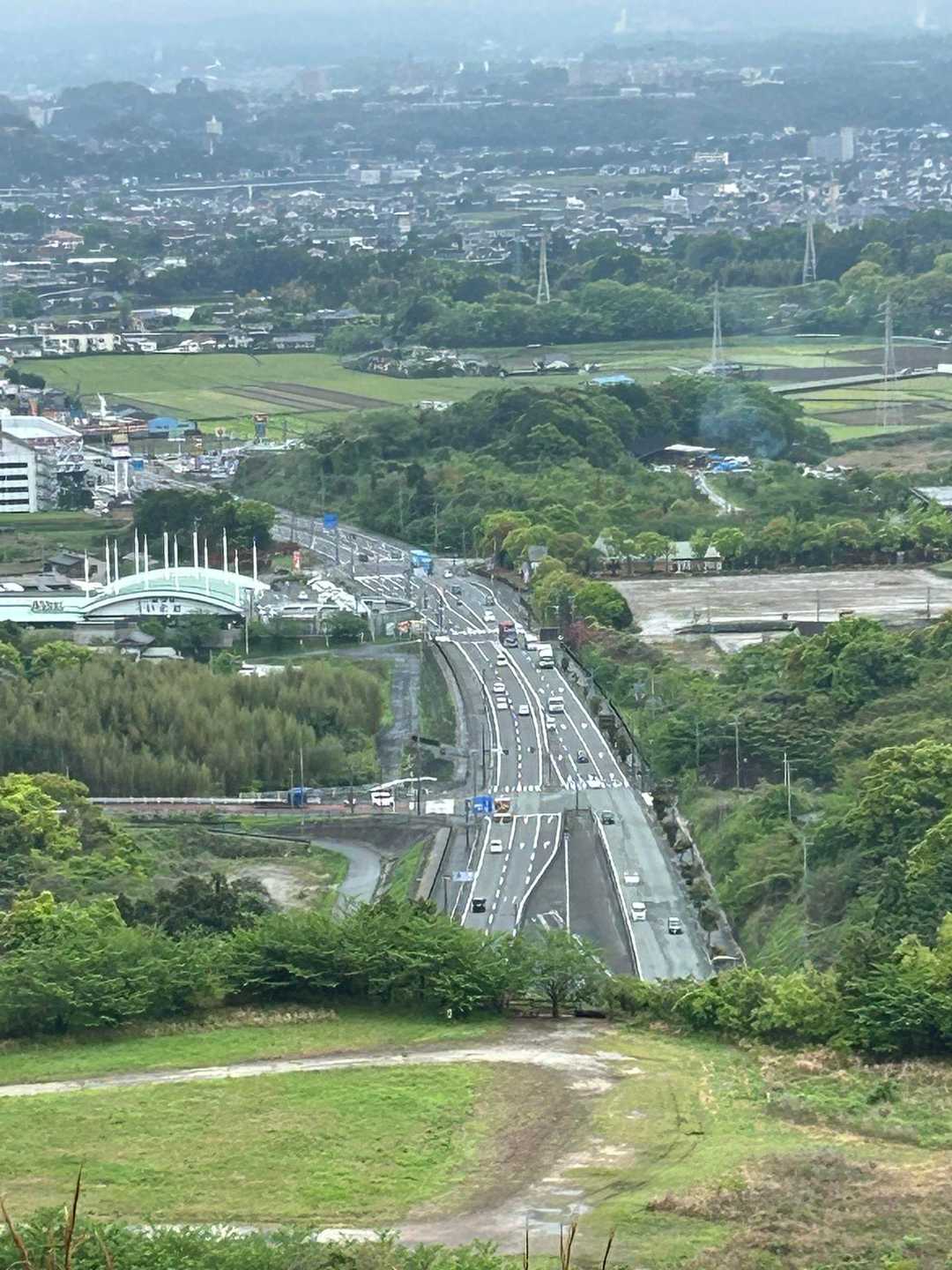 下山中展望台らしい場所発見！👀✨