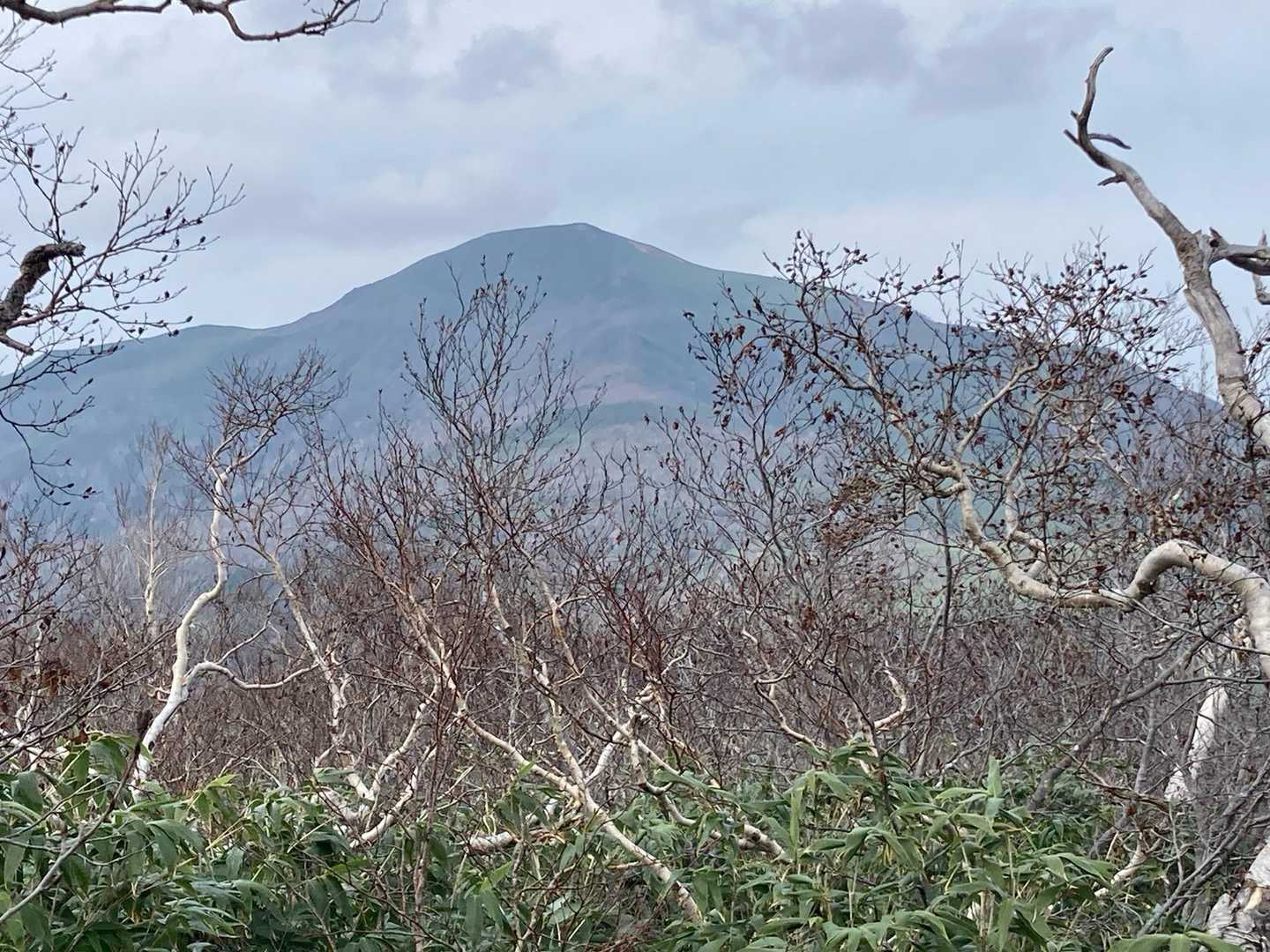 振り返って、雄冬岳⛰️
無事下山！いい山行でした♪