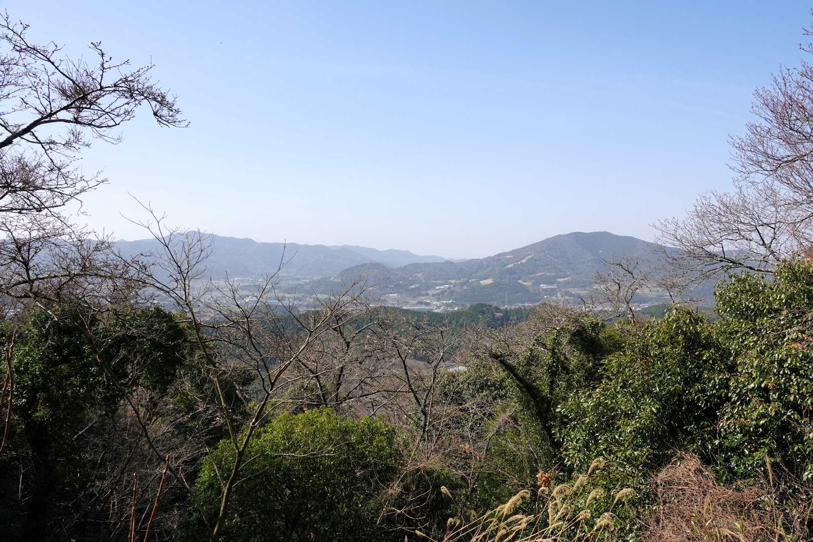 吉祥山が見える