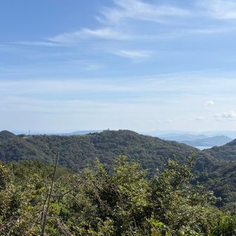南東側♪ 
中央が竜王山♪
