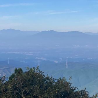 日光男体山方面
