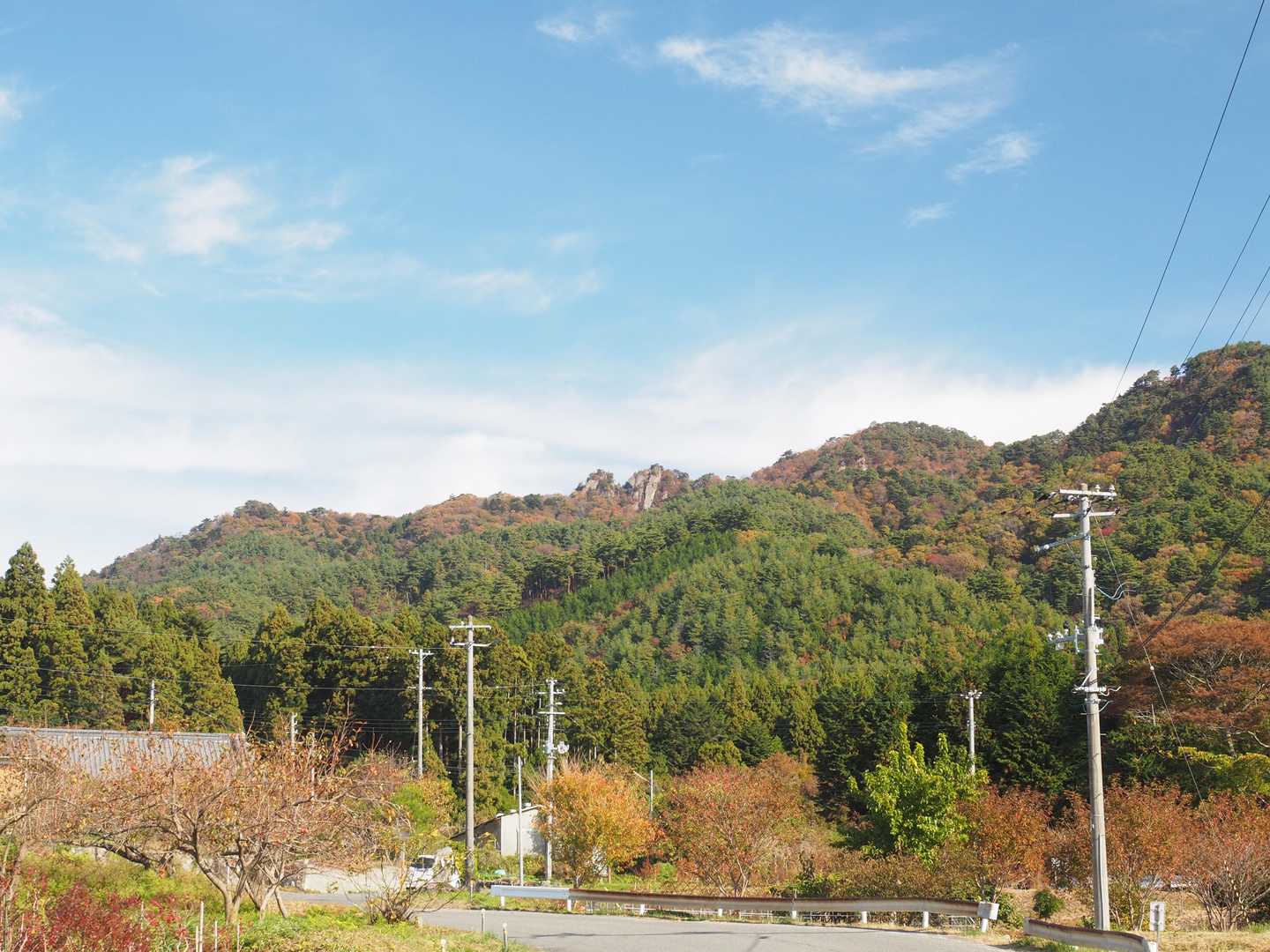 出発です。
　今日もいい天気・・